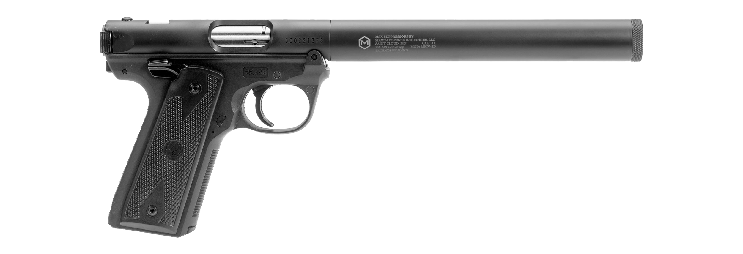 RUGER MKIV-SD INTEGRAL SUPPRESSOR