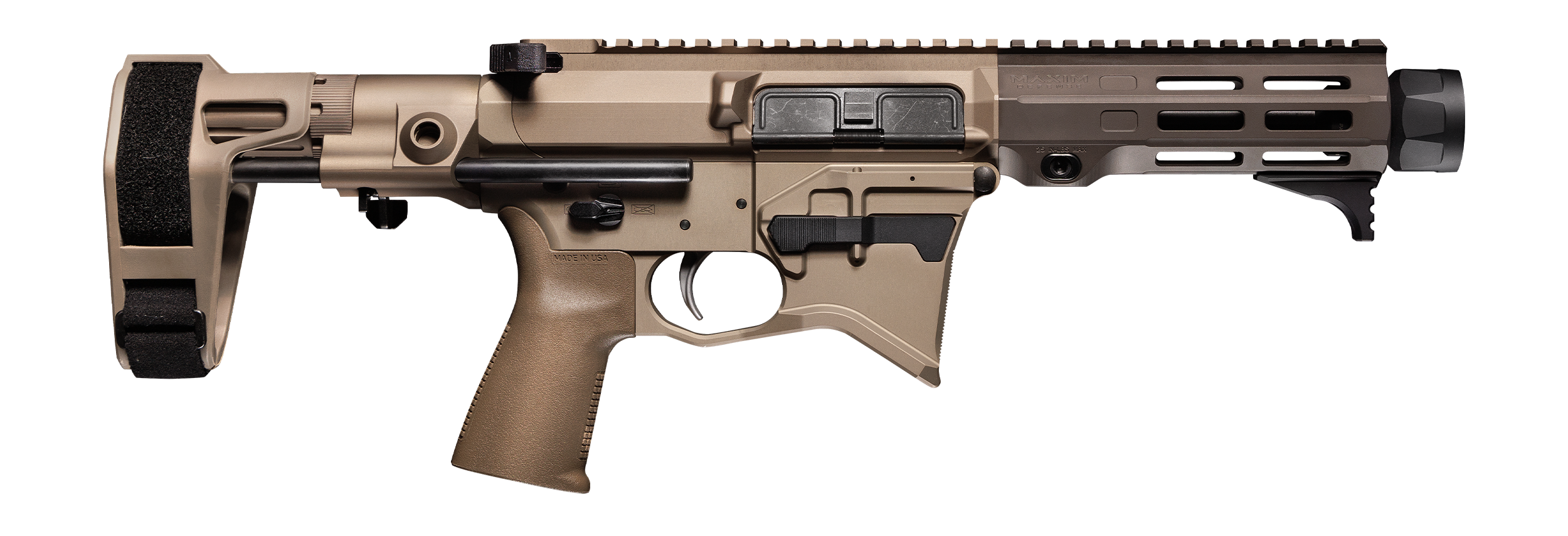 Maxim MD9 CQB 905 Pistol in the color Arid