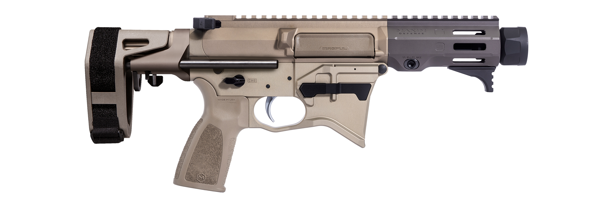 Maxim MD:9-K Pistol Firearm in the color Arid