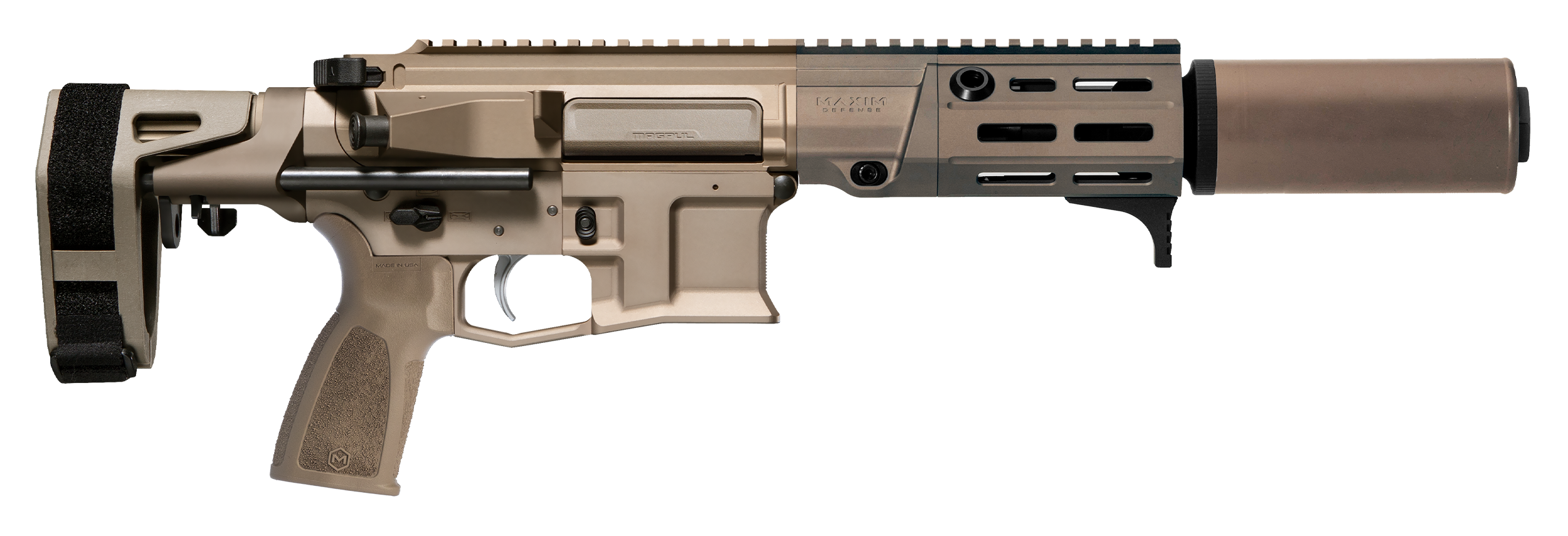 Maxim PDX:SD - Pistol Right Facing Firearm in color Arid