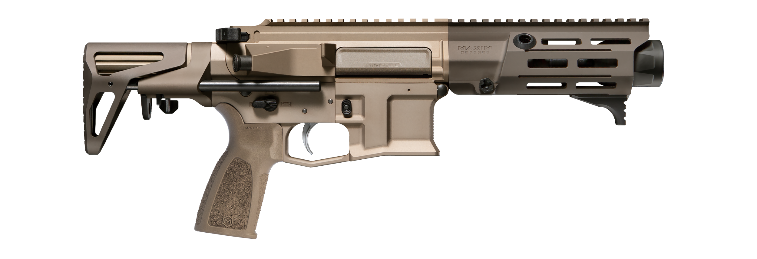 Maxim PDX - SBR Right Facing Firearm in color Arid