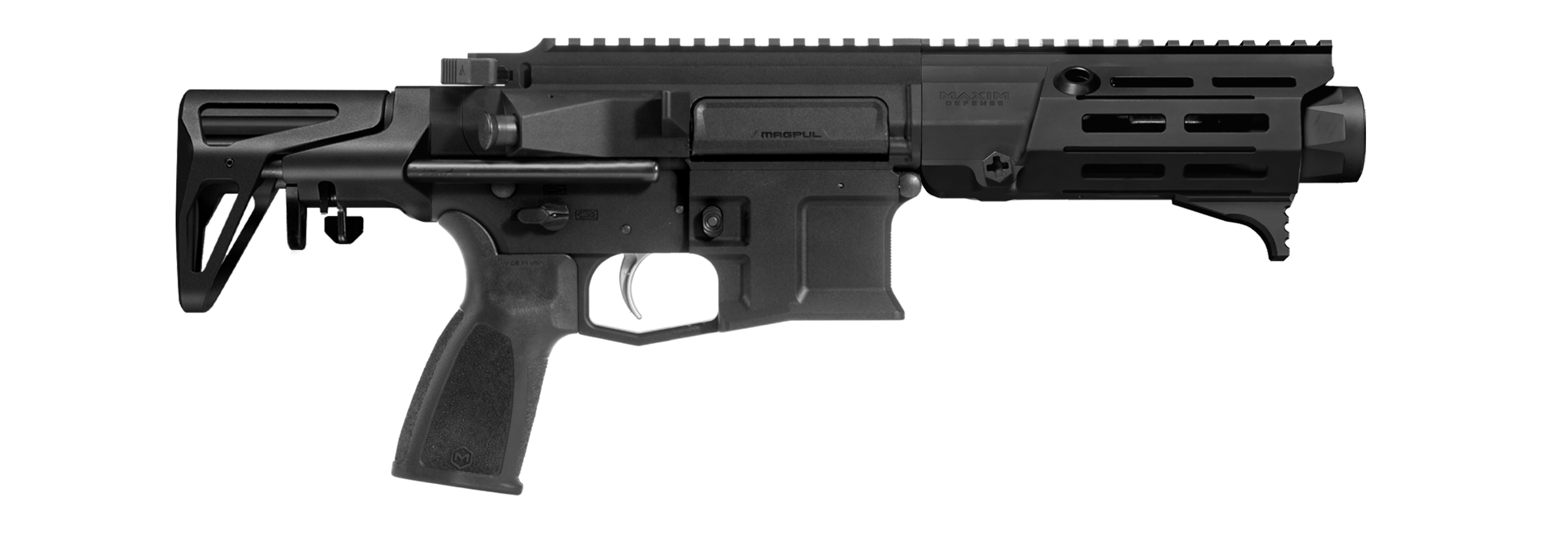 Maxim PDX - SBR Right Facing Firearm in color Black