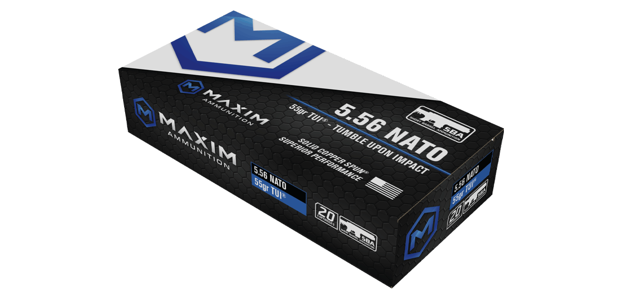 5.56 NATO - 55 GR. TUI SBA