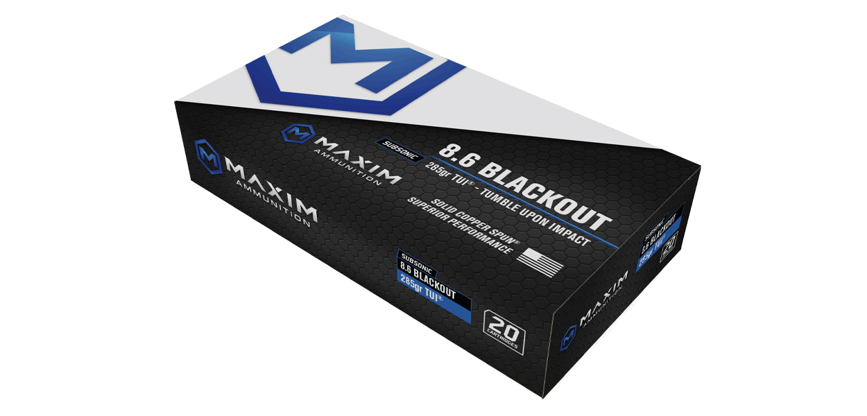 8.6 BLK - 285 GR. TUI SUBSONIC