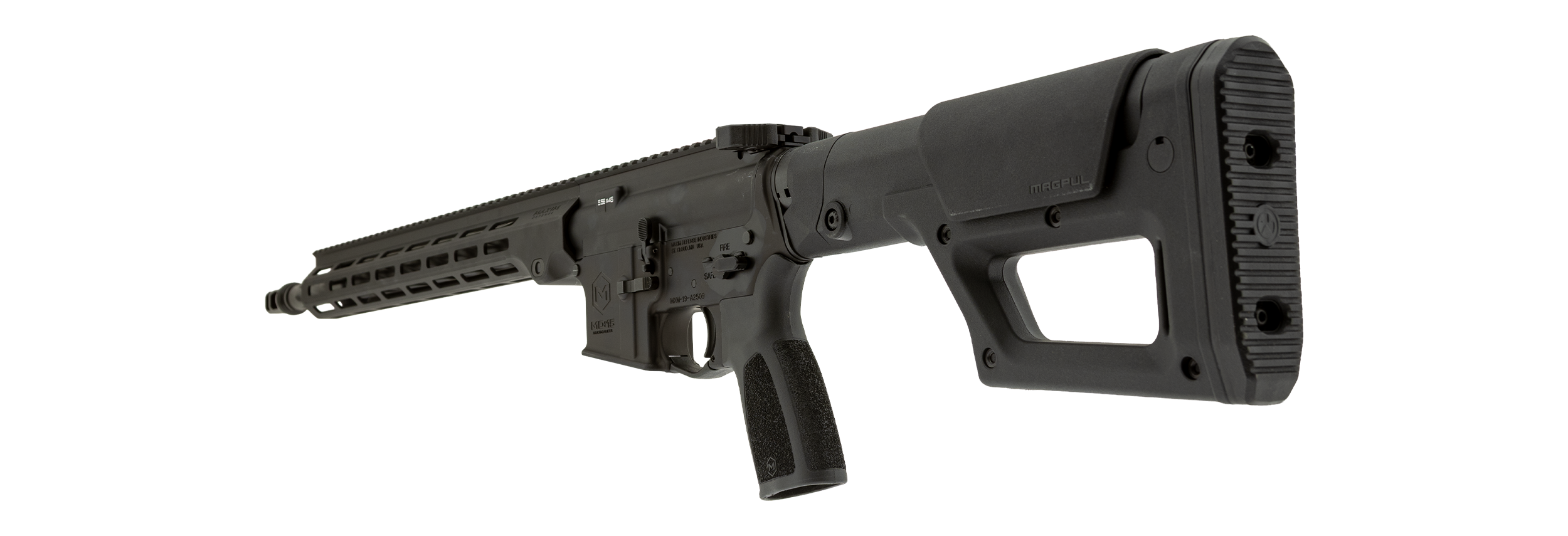 MD:15 Duty Precision in Black. Back left facing.